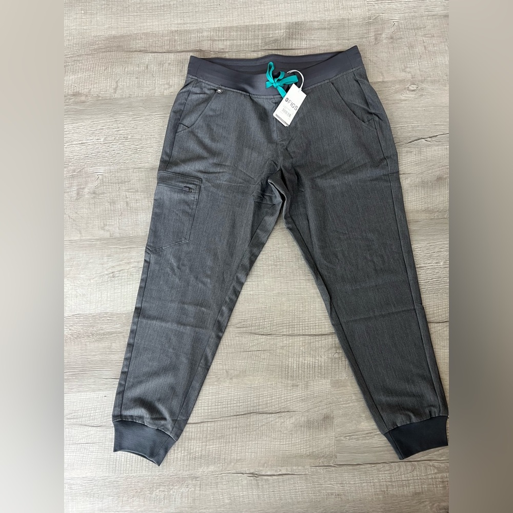 FIGS Zamora High Waisted Jogger Yoga Waistband Women Scrub Pants